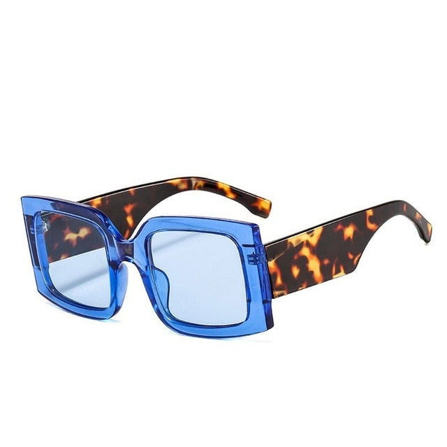 Large-frame colorful sunglasses for men and women