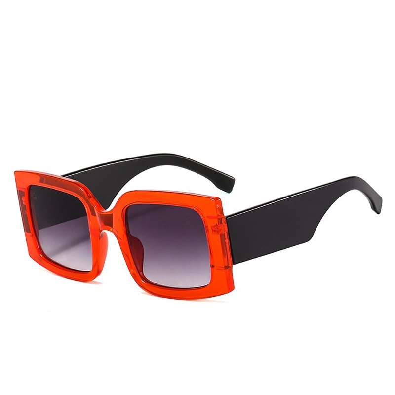 Large-frame colorful sunglasses for men and women
