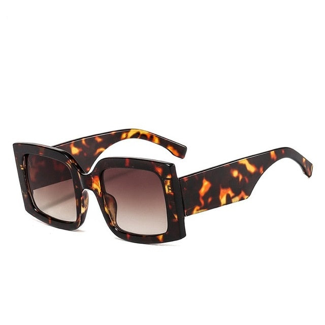 Large-frame colorful sunglasses for men and women