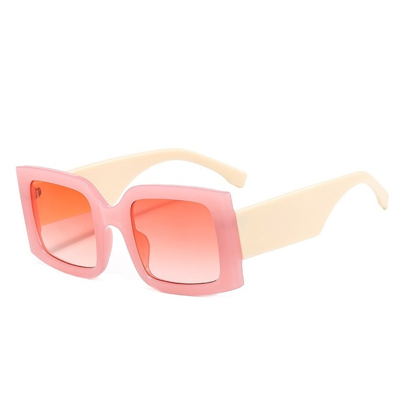 Large-frame colorful sunglasses for men and women
