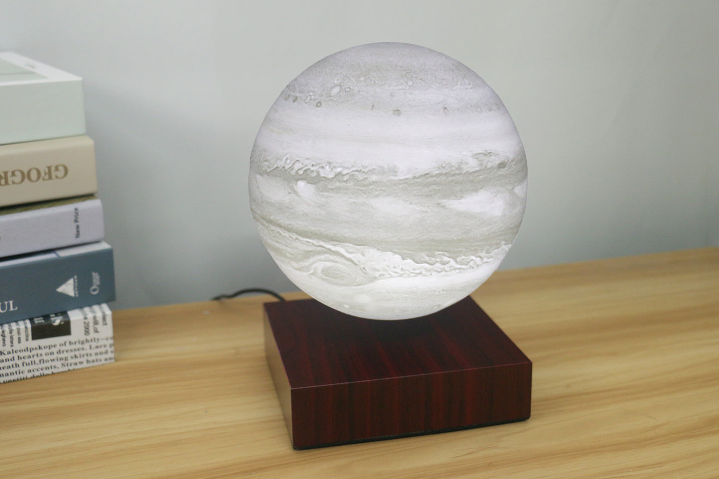 Levitating Earth Jupiter Magnetic LED Night Light