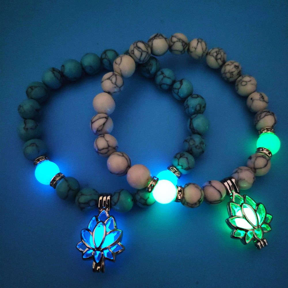Illuminating Energy Lotus Bead Bracelet