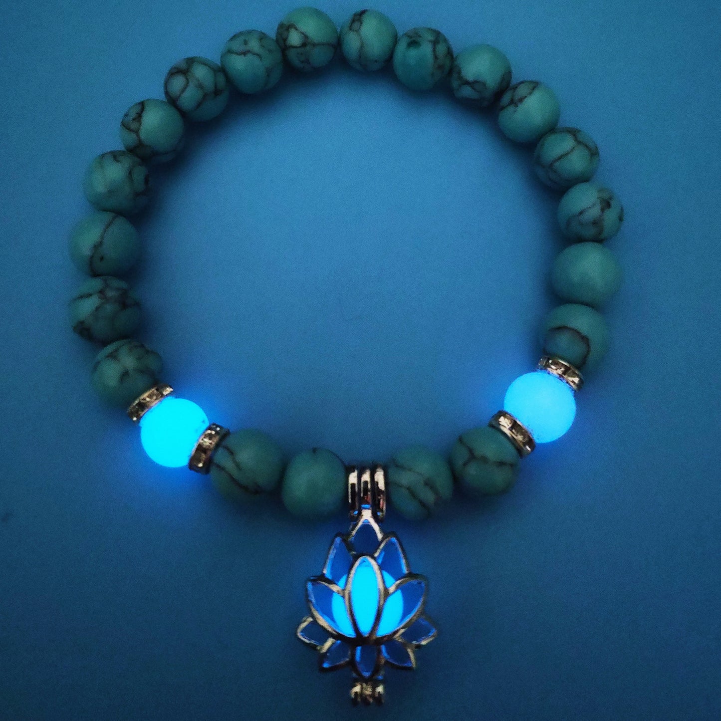 Illuminating Energy Lotus Bead Bracelet