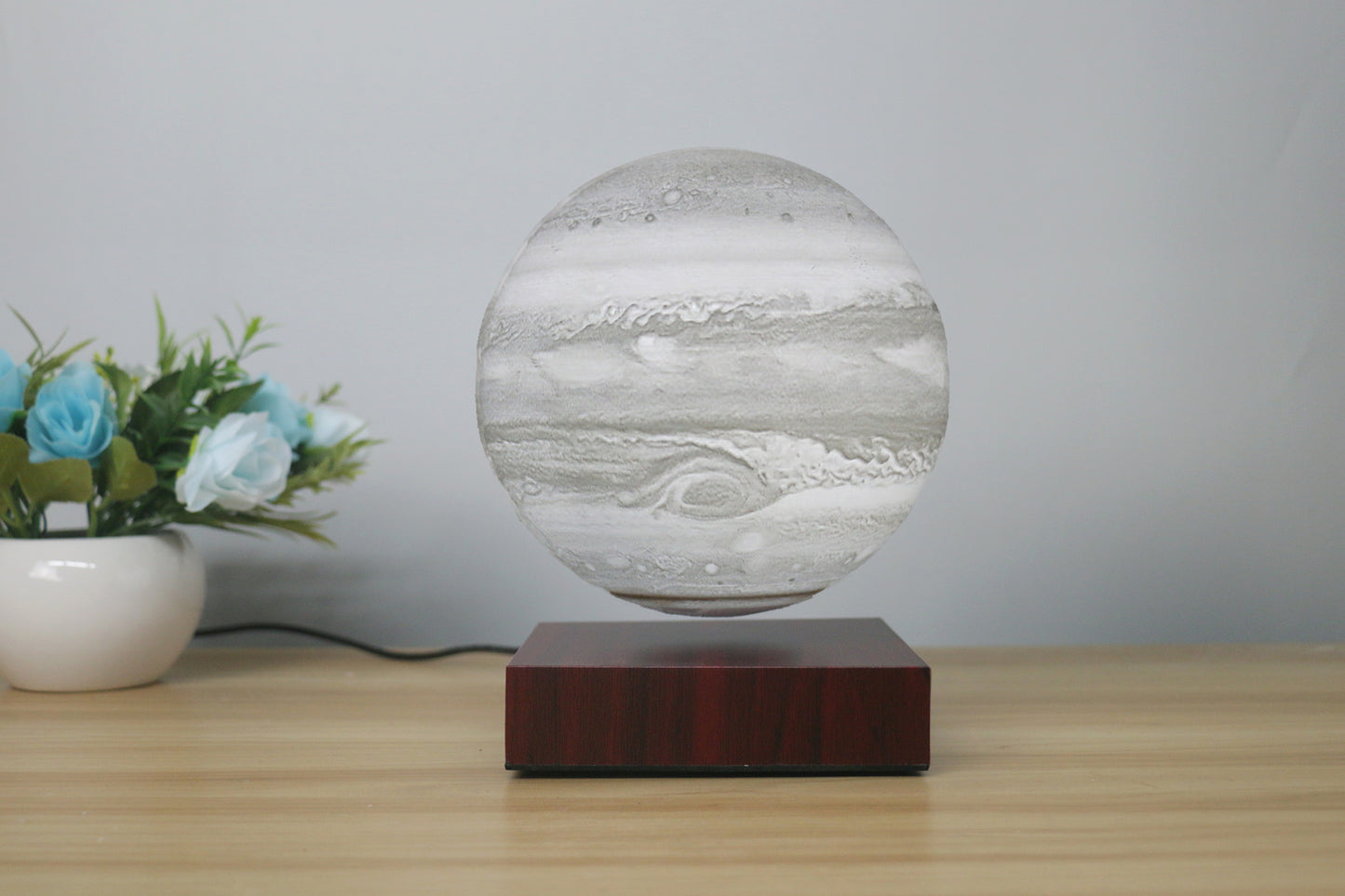Levitating Earth Jupiter Magnetic LED Night Light
