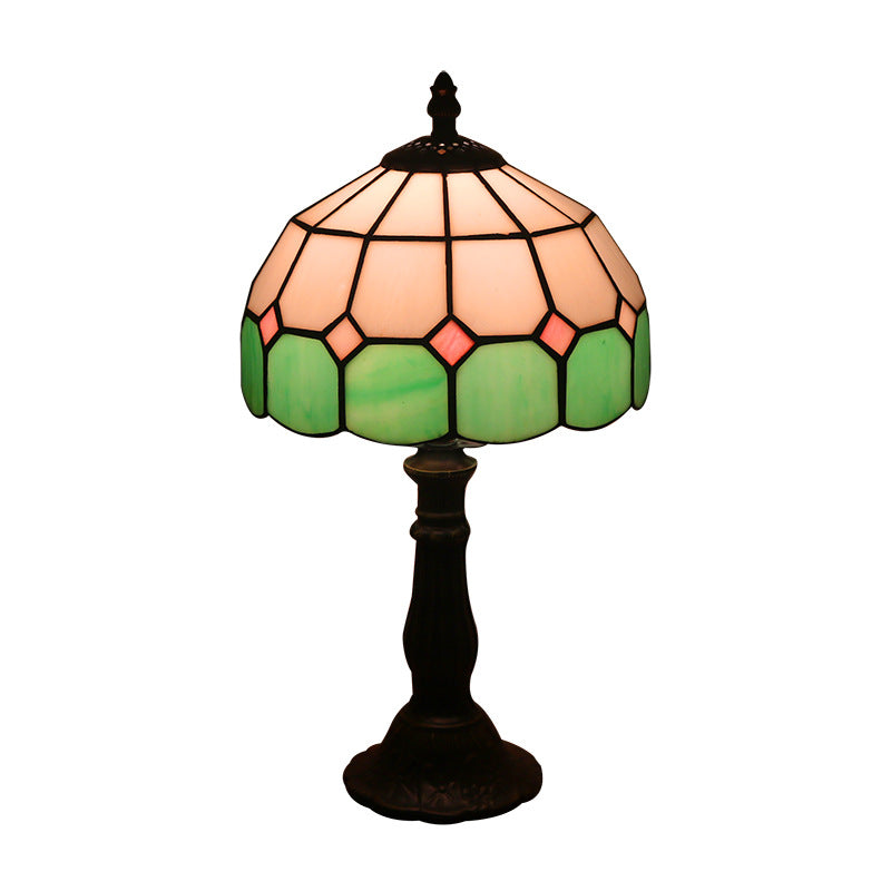 Retro Mosaic Style Stain Glass Lamp