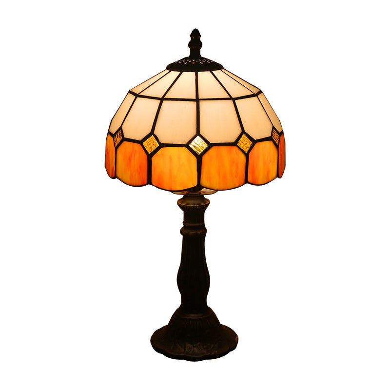 Retro Mosaic Style Stain Glass Lamp