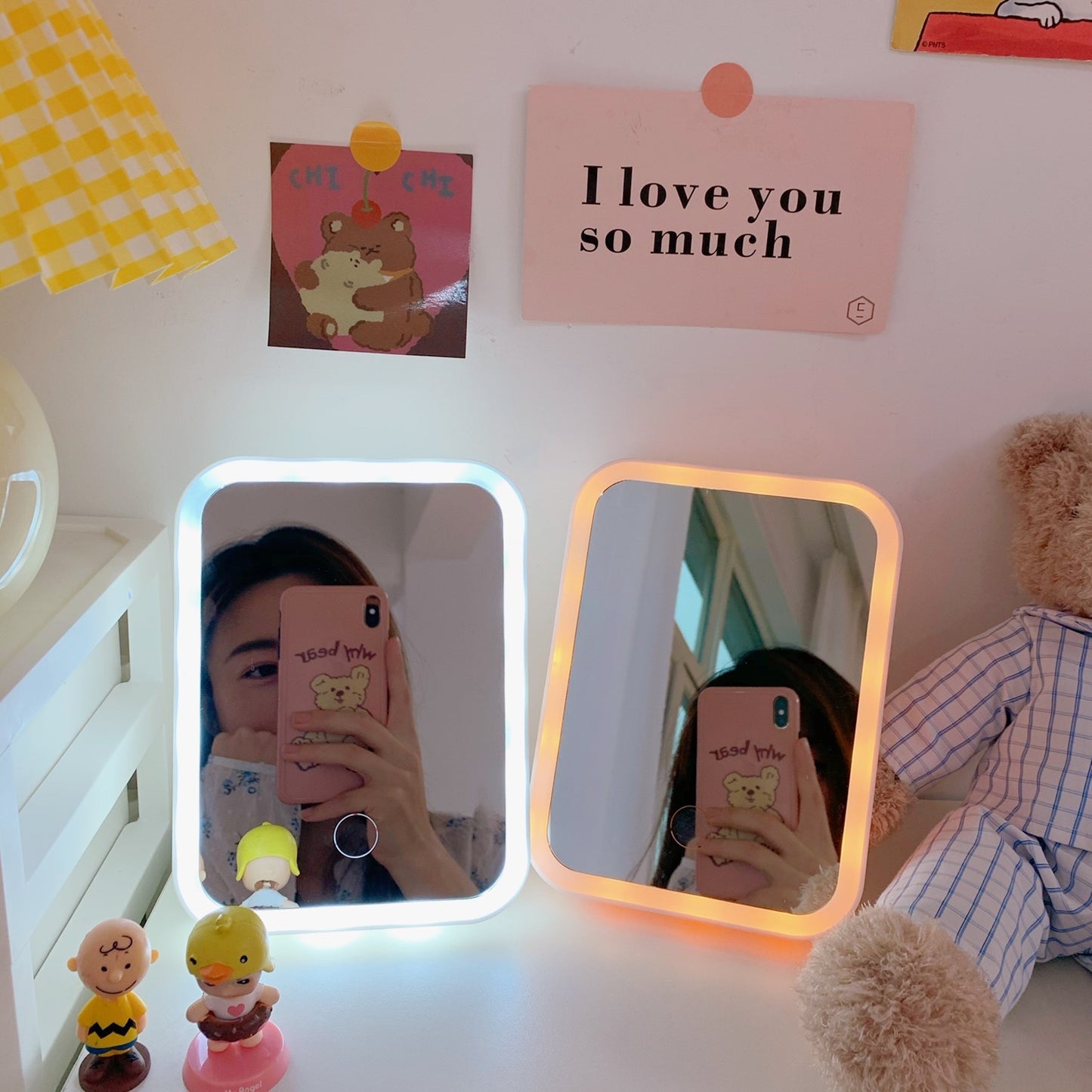 Portable LED Vanity Mirror