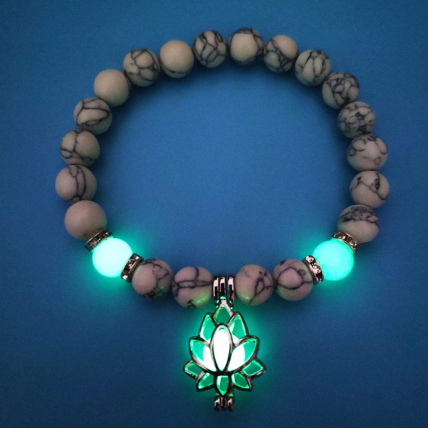 Illuminating Energy Lotus Bead Bracelet