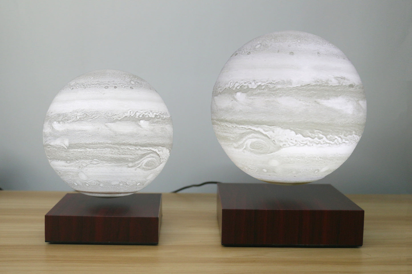 Levitating Earth Jupiter Magnetic LED Night Light