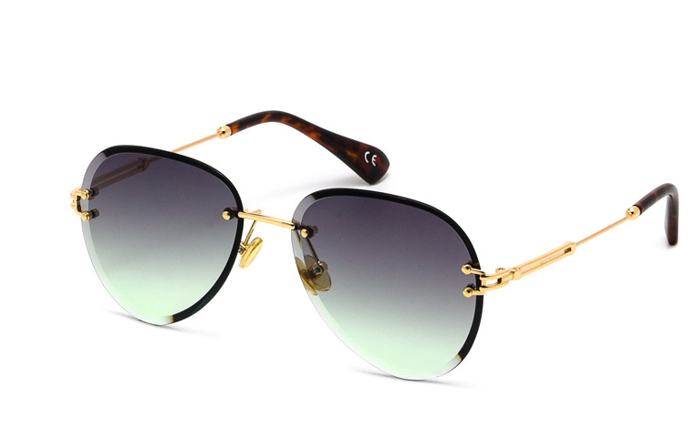 Women's Tinted Multicolor Lense Sunglasses