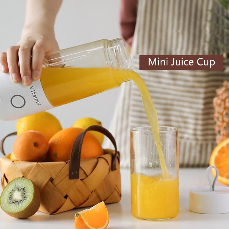 350ml Portable Juicer Electric USB Rechargeable Mixer