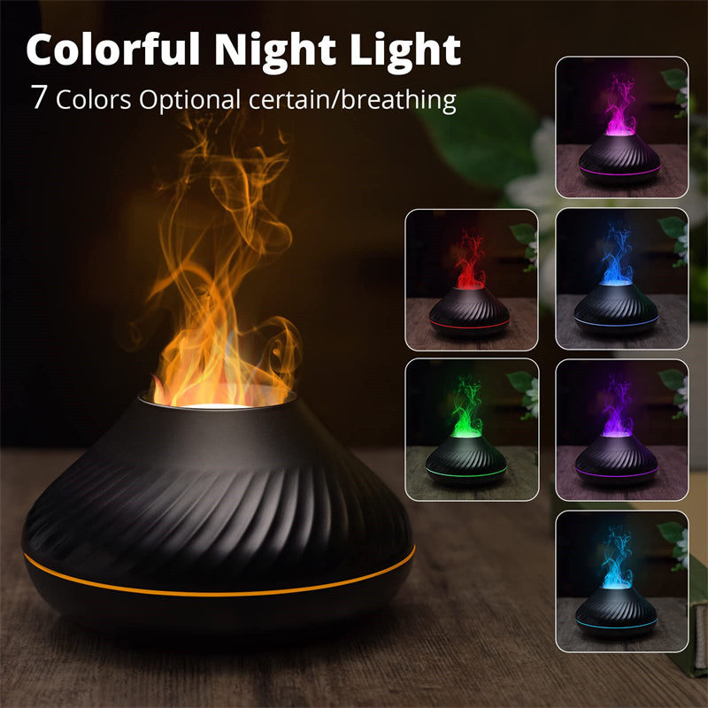 New Volcanic Flame Aromatherapy Essential Oil Diffuser