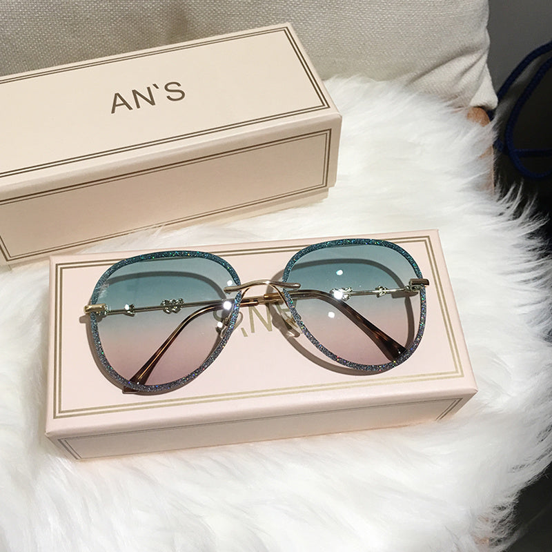 Shimmering Women's Polarized Designer Style Sunglasses