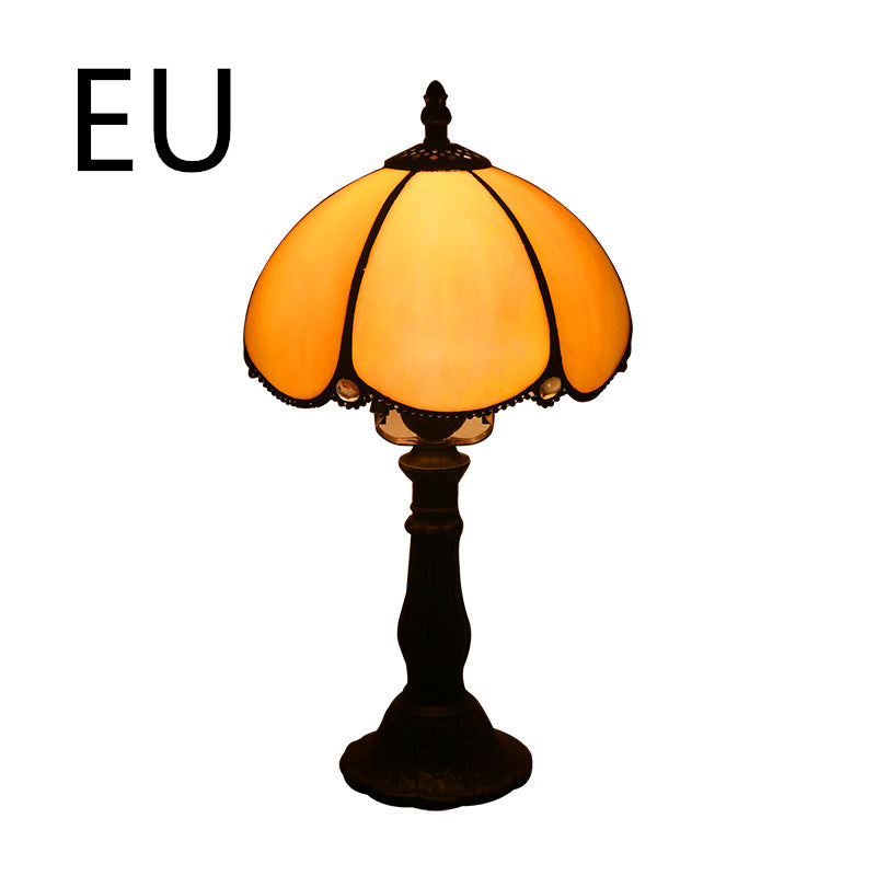 Retro Mosaic Style Stain Glass Lamp