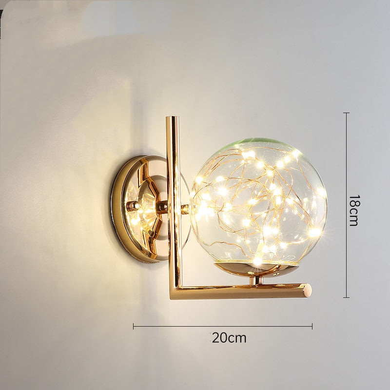 Luxury Transparent Creative Crystal Interior Lighting Lamp Fixtures