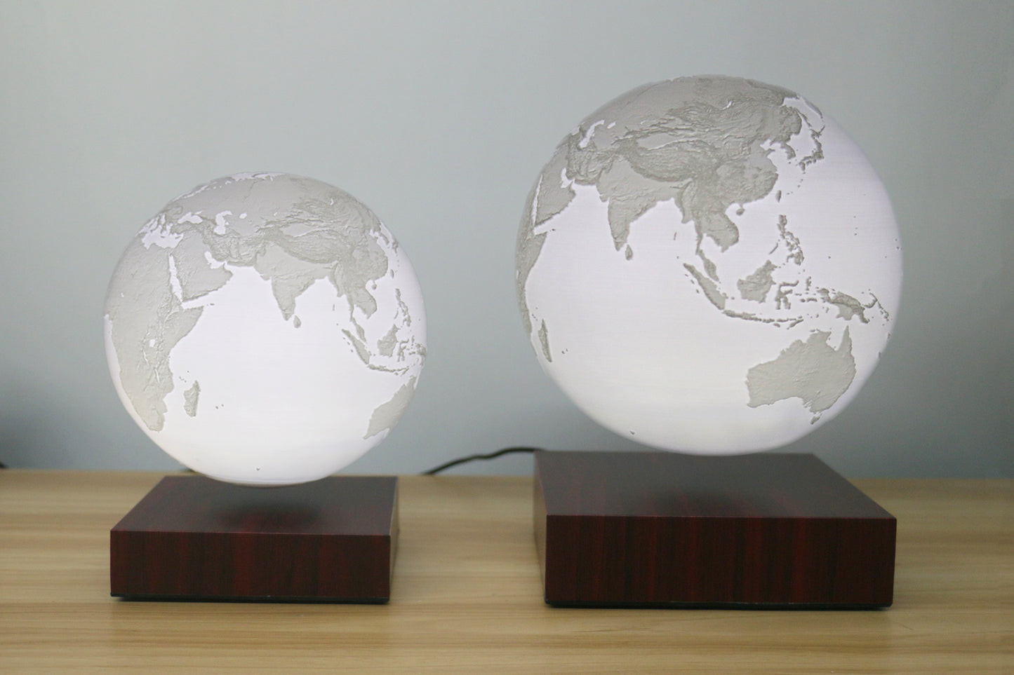 Levitating Earth Jupiter Magnetic LED Night Light