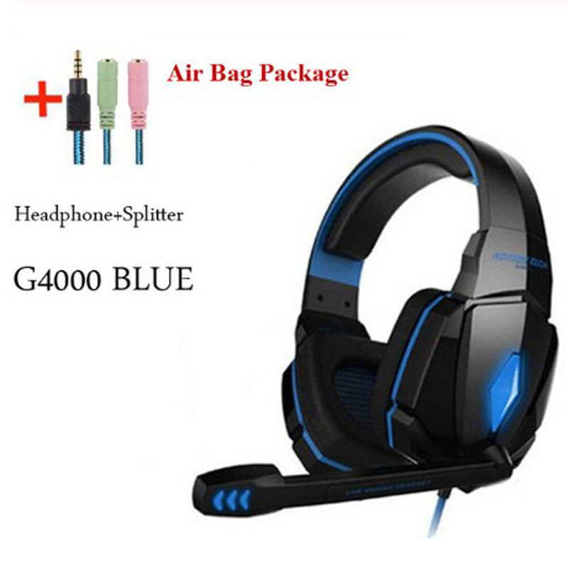 Wired Gaming Surround Sound Deep Bass Headset With Microphone
