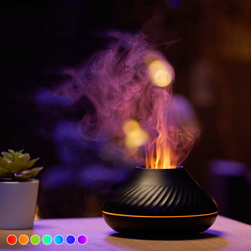 New Volcanic Flame Aromatherapy Essential Oil Diffuser