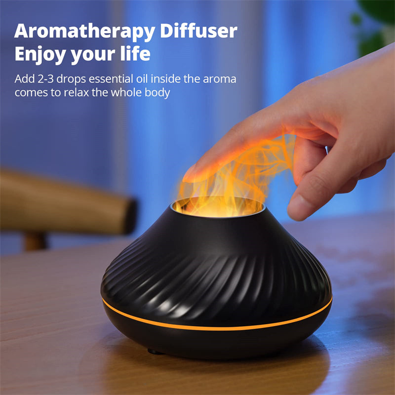 New Volcanic Flame Aromatherapy Essential Oil Diffuser
