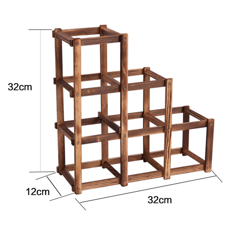 Folding Wood Wine Holding Rack