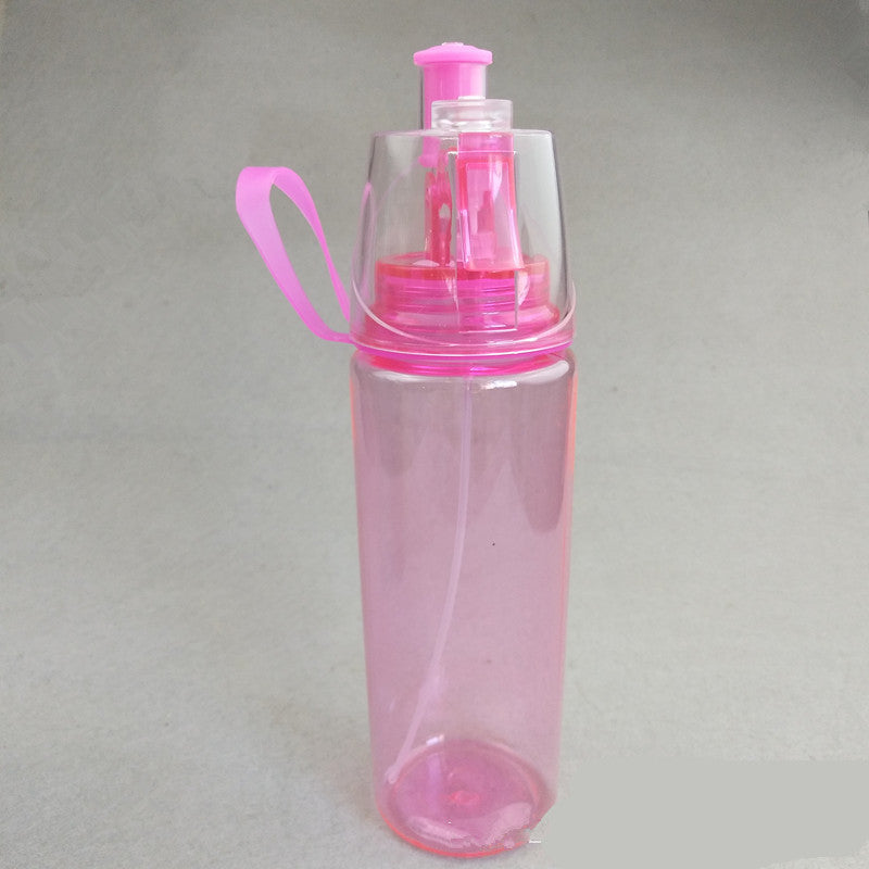 Portable Sports Mist Spray Water Bottle