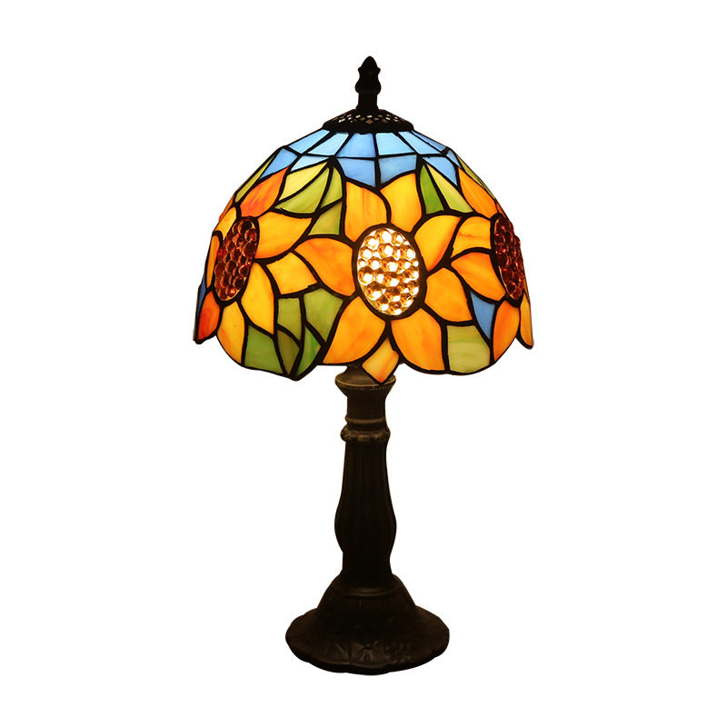 Retro Mosaic Style Stain Glass Lamp