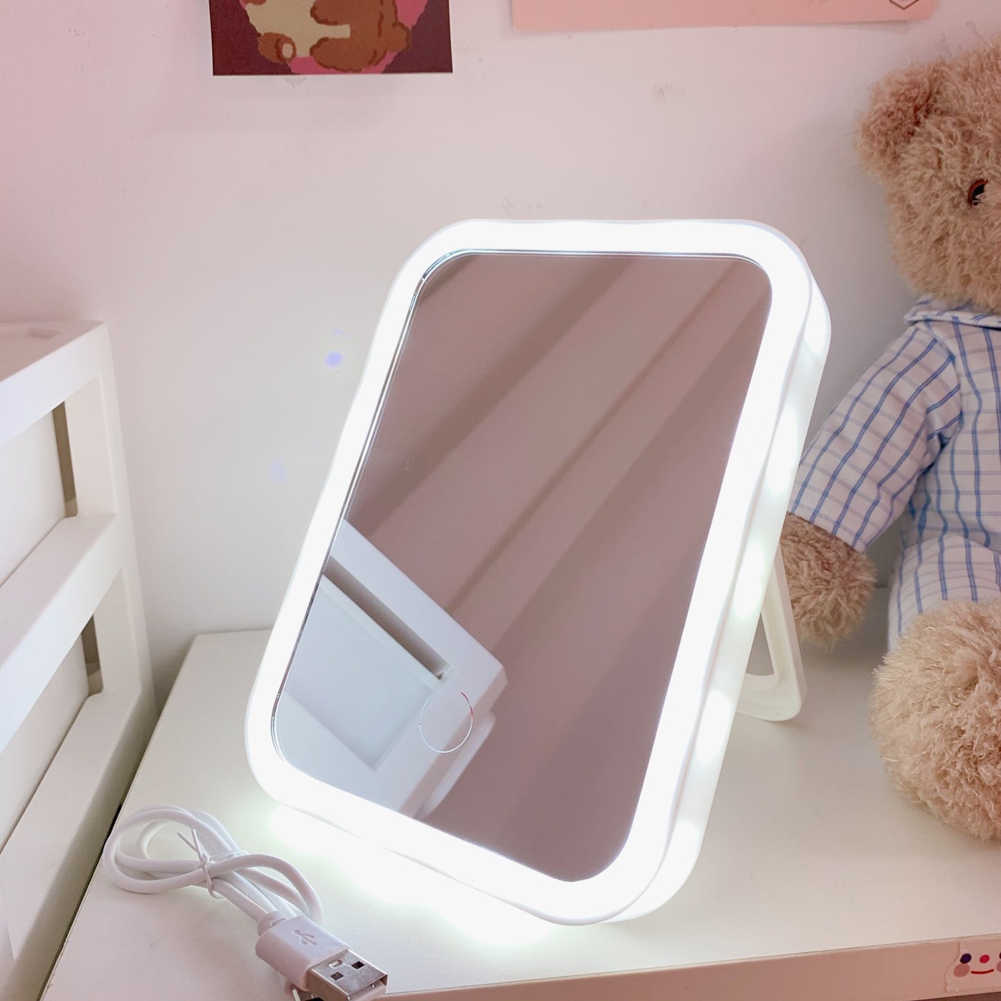 Portable LED Vanity Mirror