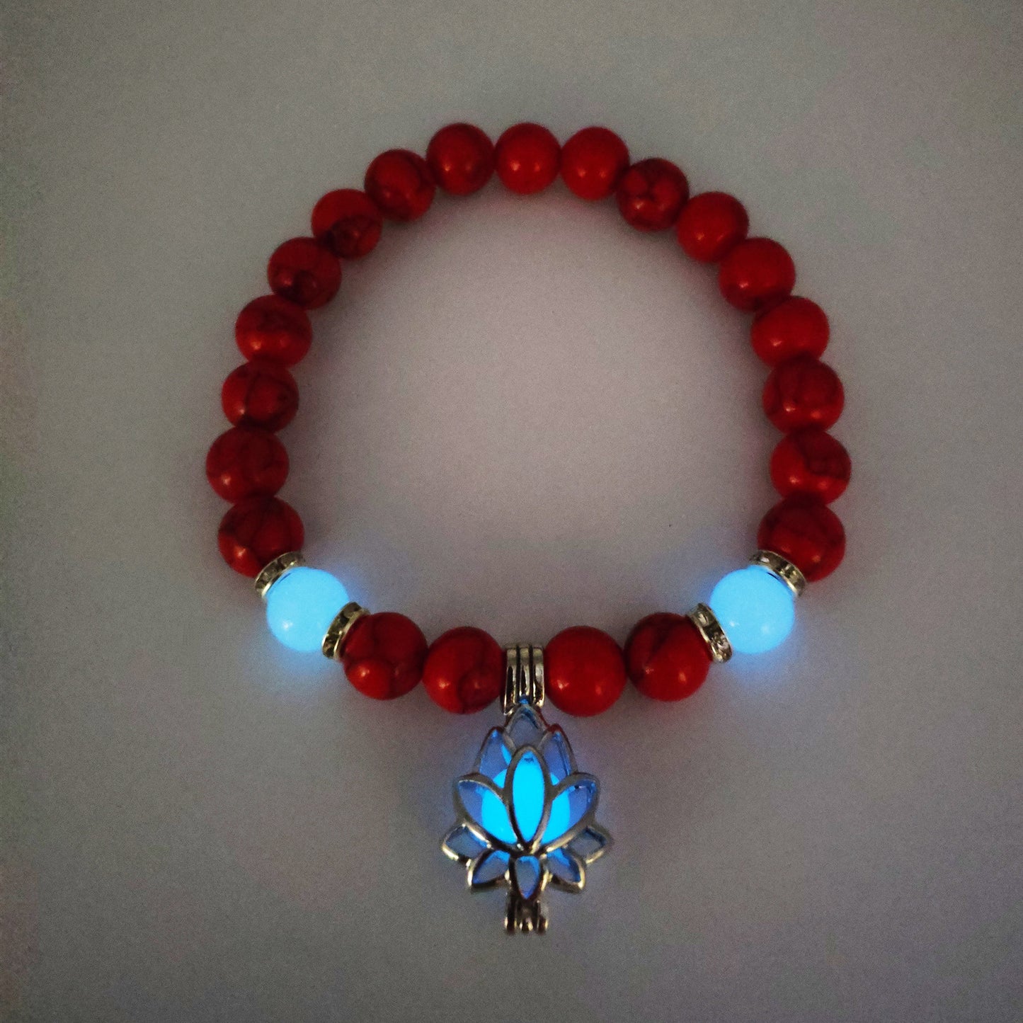 Illuminating Energy Lotus Bead Bracelet