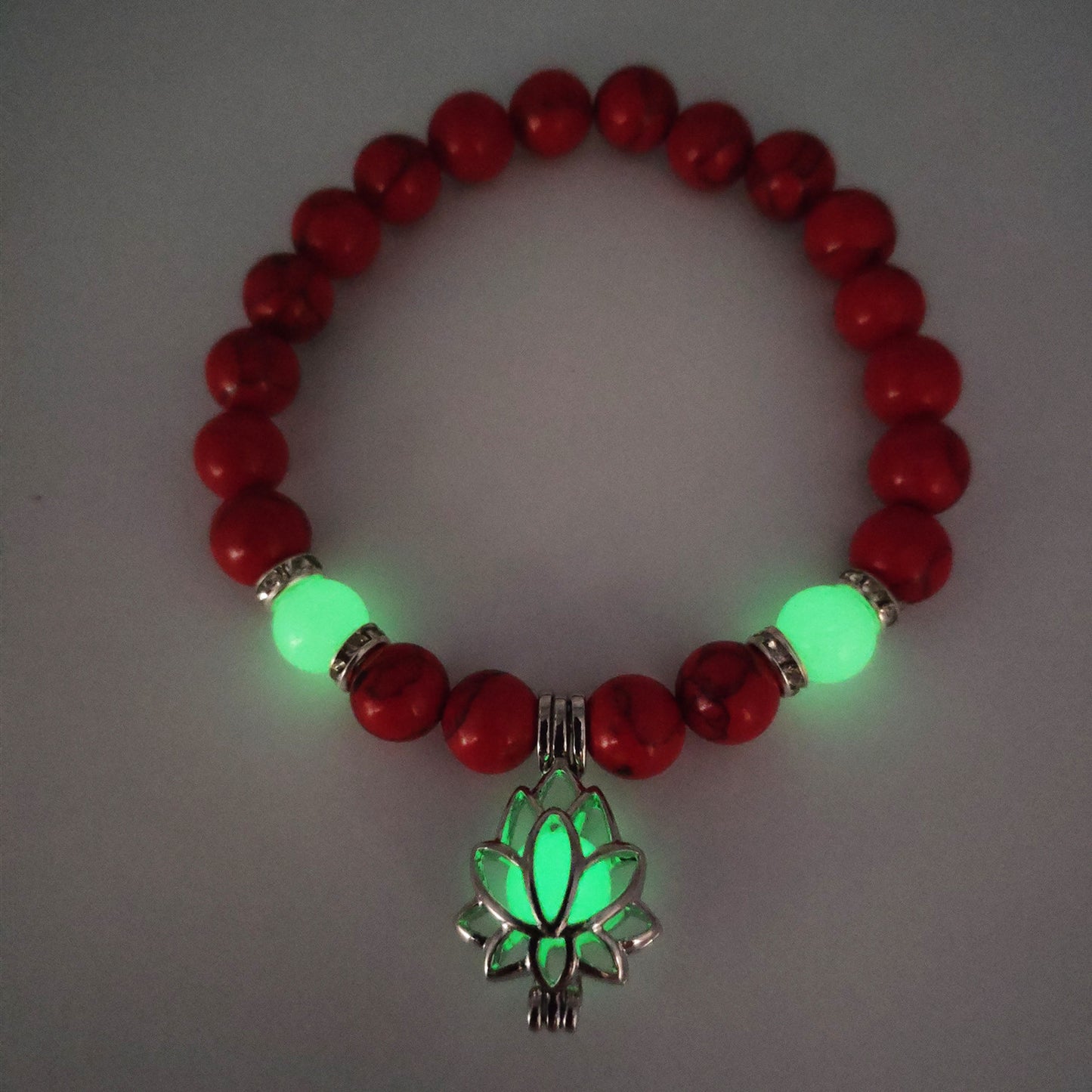 Illuminating Energy Lotus Bead Bracelet