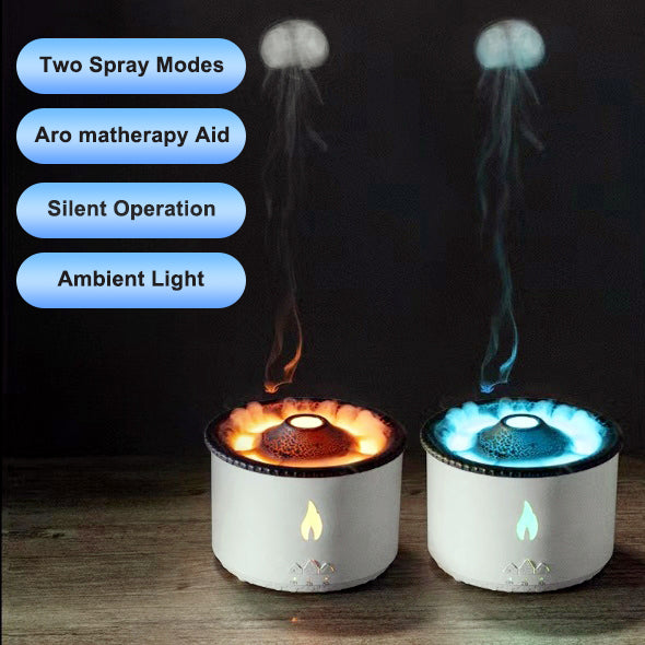 2022 New Volcano Ultrasonic Aromatherapy Essential Oil Humidifier