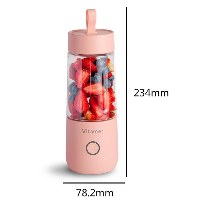 350ml Portable Juicer Electric USB Rechargeable Mixer