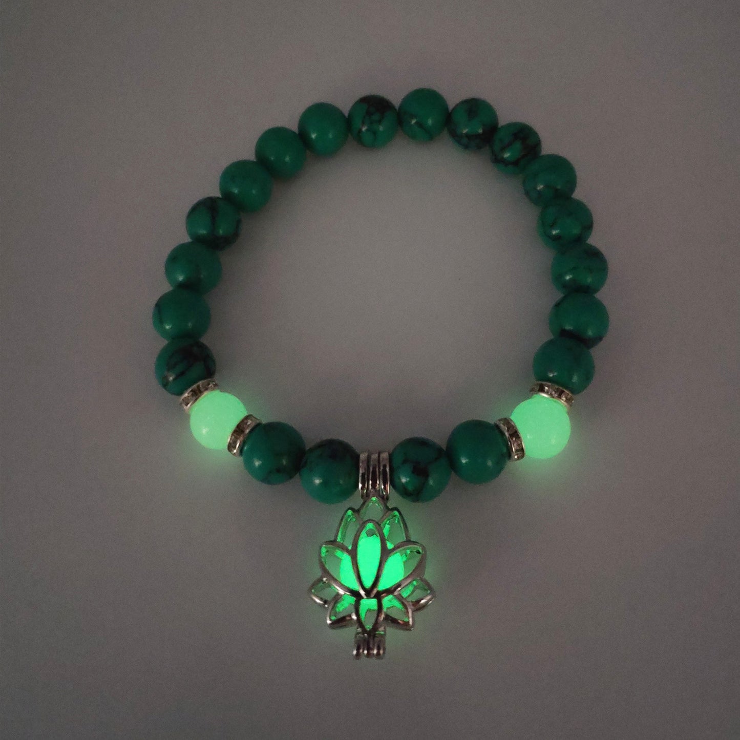 Illuminating Energy Lotus Bead Bracelet