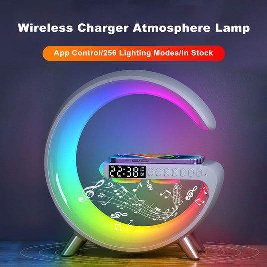 Intelligent Sunrise Wireless Bluetooth Speaker Lamp & Phone Charging Station