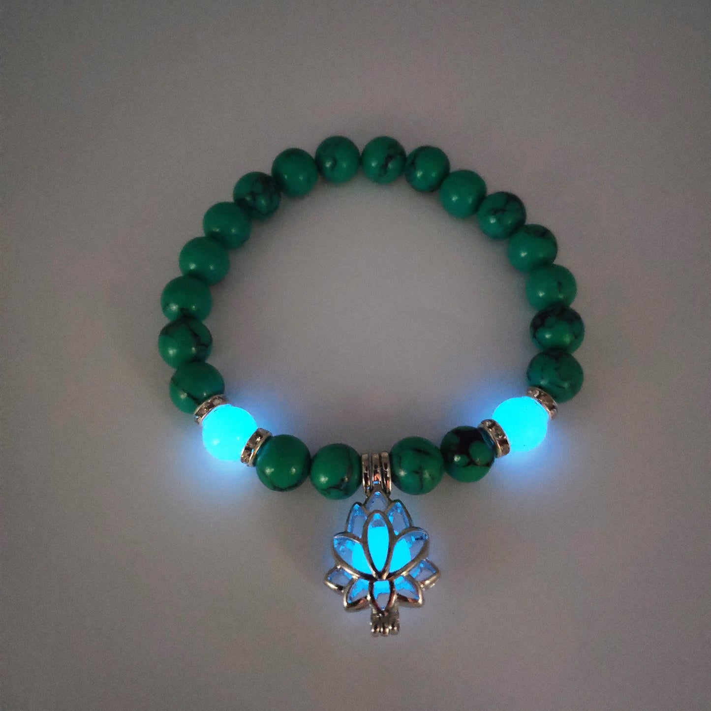 Illuminating Energy Lotus Bead Bracelet