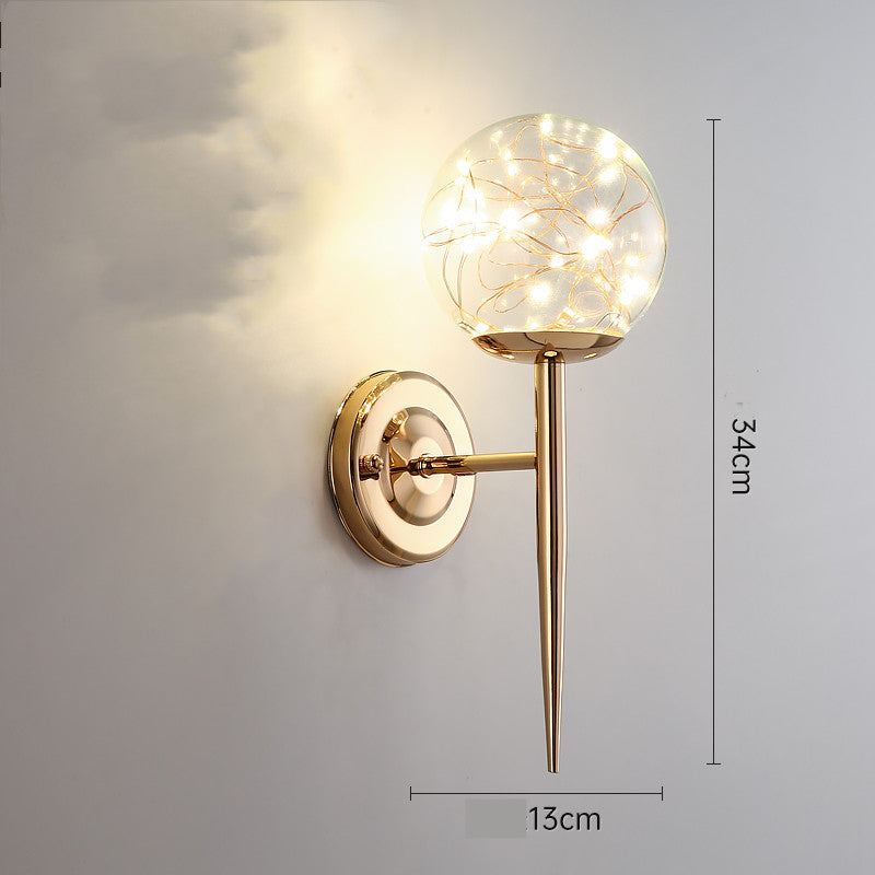 Luxury Transparent Creative Crystal Interior Lighting Lamp Fixtures